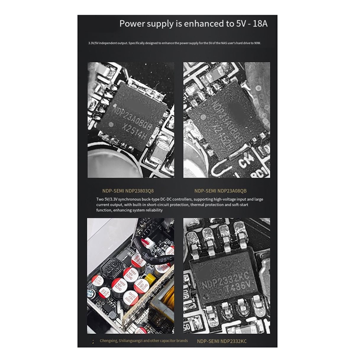 Flex Atx Power Supply 600W 1U - [AC18 Digital]/Alimentatore modulare Flex 600W, piccolo,