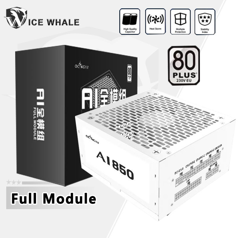 Power Supply 750W - 550W 650W 750W 850W Bianco 80Plus