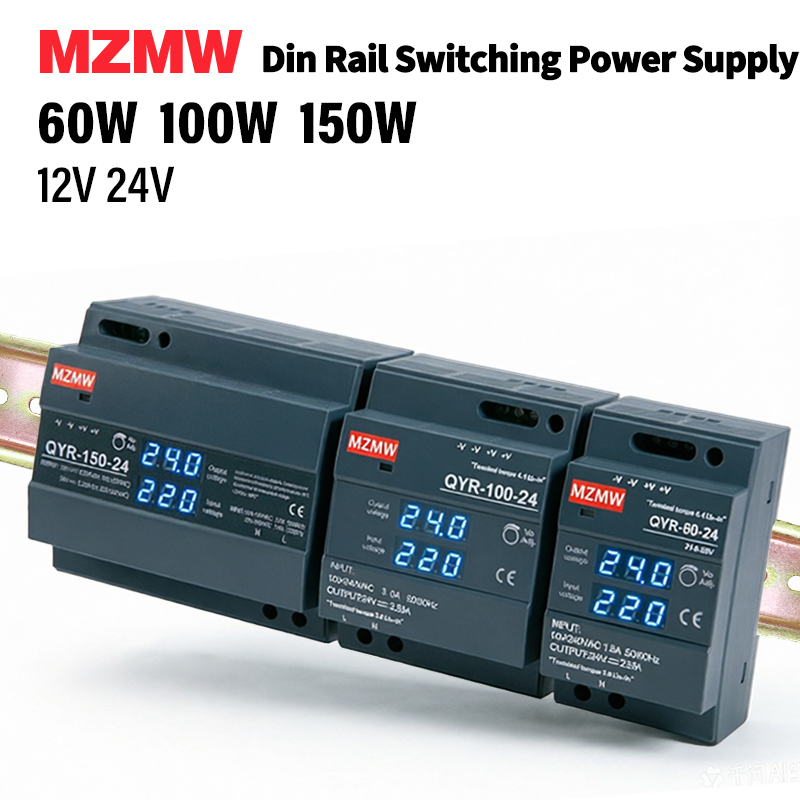 Smps Power Supply - Alimentatore switching su guida DIN MZMW