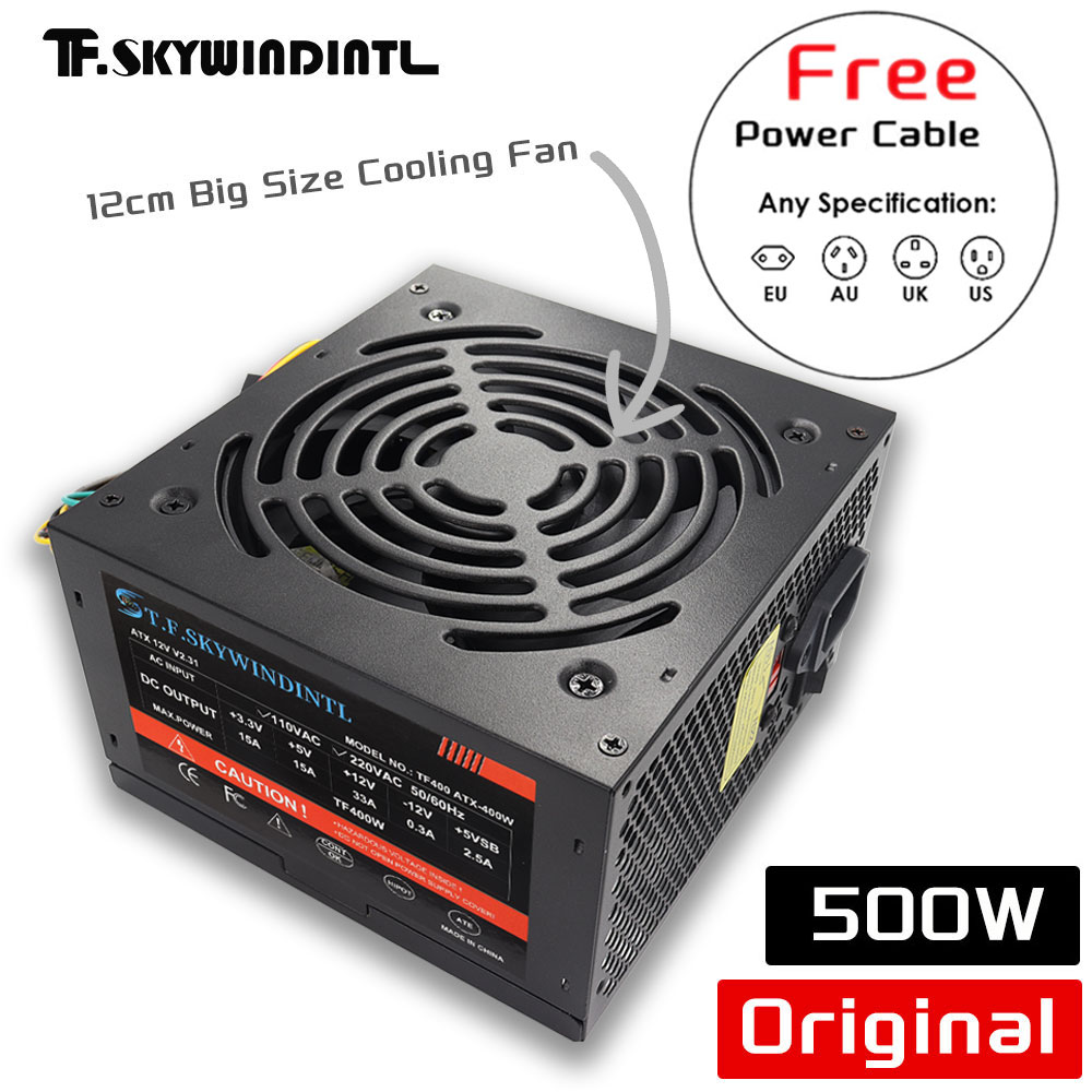 Power Supply 750W - Alimentatore PSU ATX da 500W Economico
