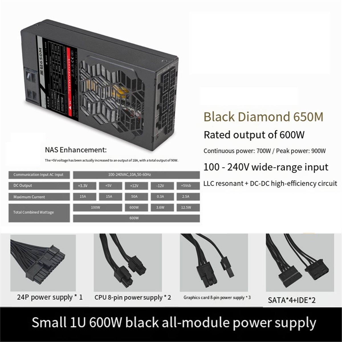 [AC18 Digital]/Alimentatore mo - Flex Atx Power Supply 600W 1U recensione e prezzo
