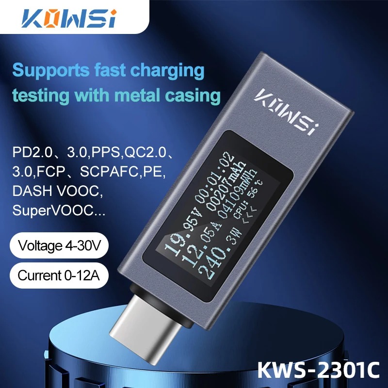 Monitor di tensione di corrent - Power Supply Tester recensione e prezzo