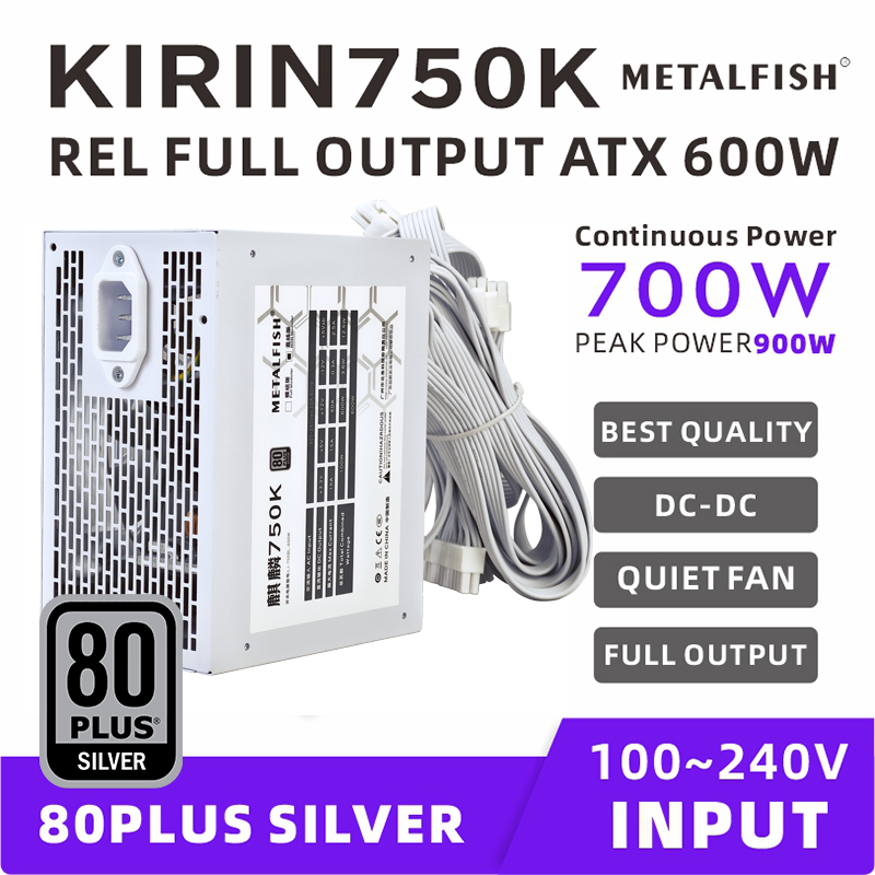 METALFISH KIRIN750K Alimentato - Power Supply 750W recensione e prezzo