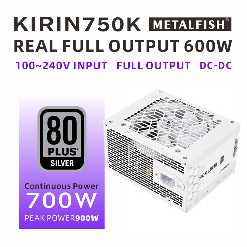METALFISH KIRIN750K Alimentato - Power Supply 750W recensione e prezzo